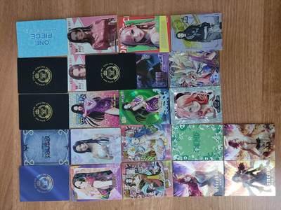 卡迷第5期，清仓 自制卡 各路海贼王女卡 背面朝上放的是清凉版