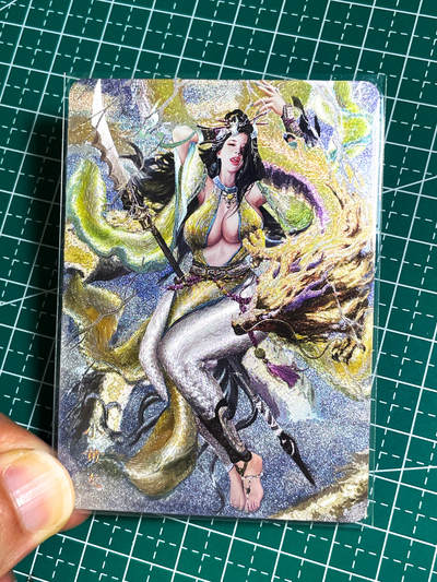 【关注参拍有赠卡】显眼宝29期  奇奇怪怪专场 - 卡将卡牌 西游群芳 第二弹 小黄龙 秋裤版 配1张 粗闪工艺  63*88