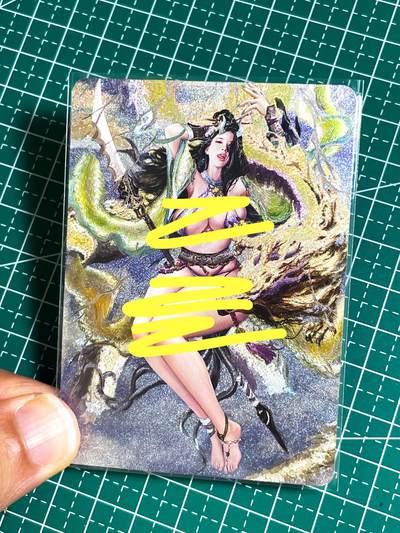 【关注参拍有赠卡】显眼宝29期  奇奇怪怪专场 - 卡将卡牌 西游群芳 第二弹 小黄龙 清凉版 配1张 粗闪工艺  63*88