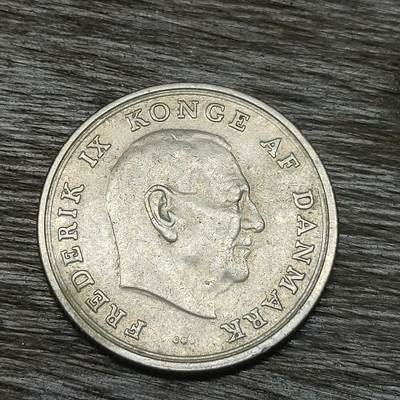 【铜匠收藏】★第131场★散币场，无佣金，30包邮。不满30元，支付5元运费。《接受代拍 代送NGC评级》 - 丹麦 1965年 5克朗 大镍币
