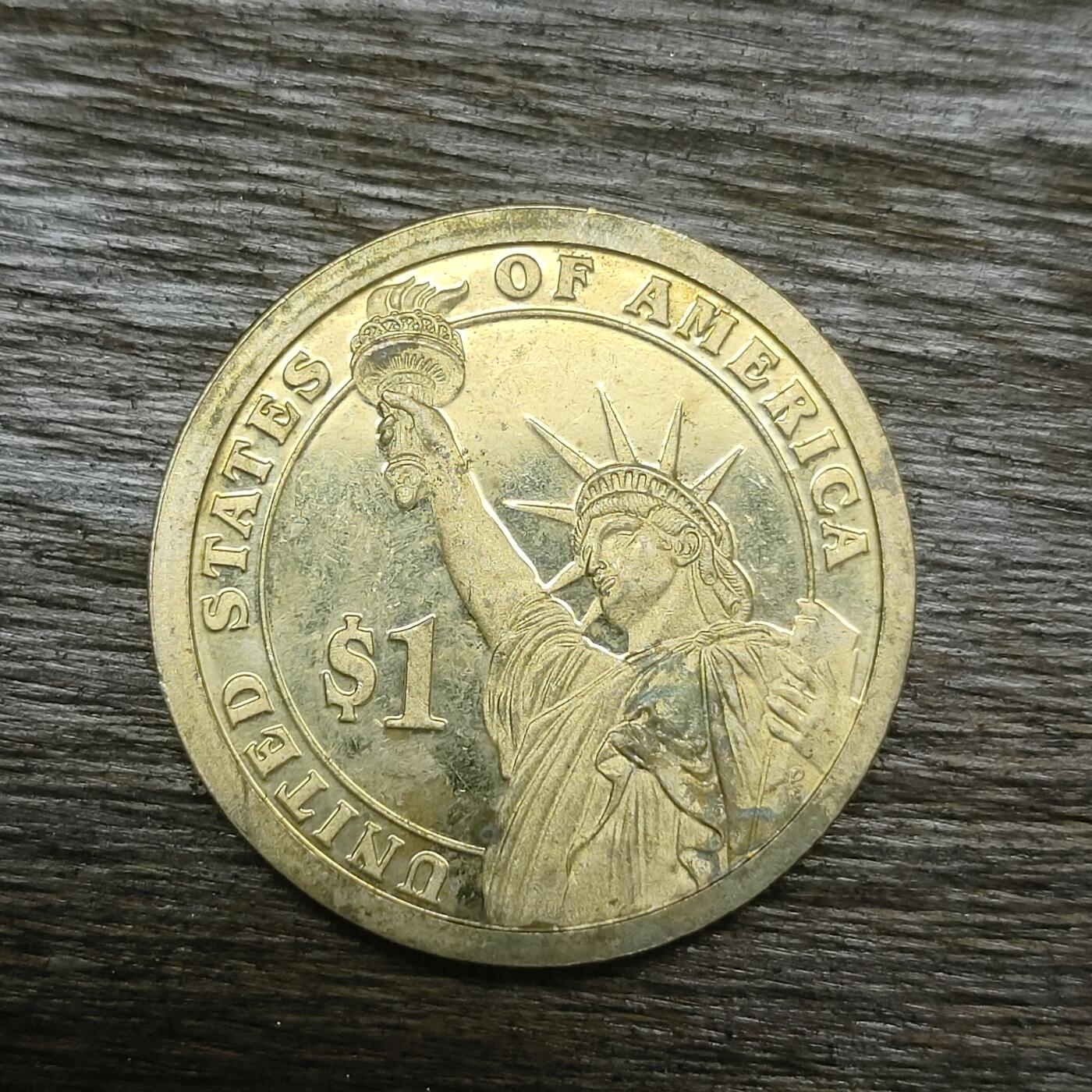 【铜匠收藏】★第131场★散币场，无佣金，30包邮。不满30元，支付5元运费。《接受代拍 代送NGC评级》 美国总统币 第19任总统 拉瑟福德海斯 1美元纪念铜币