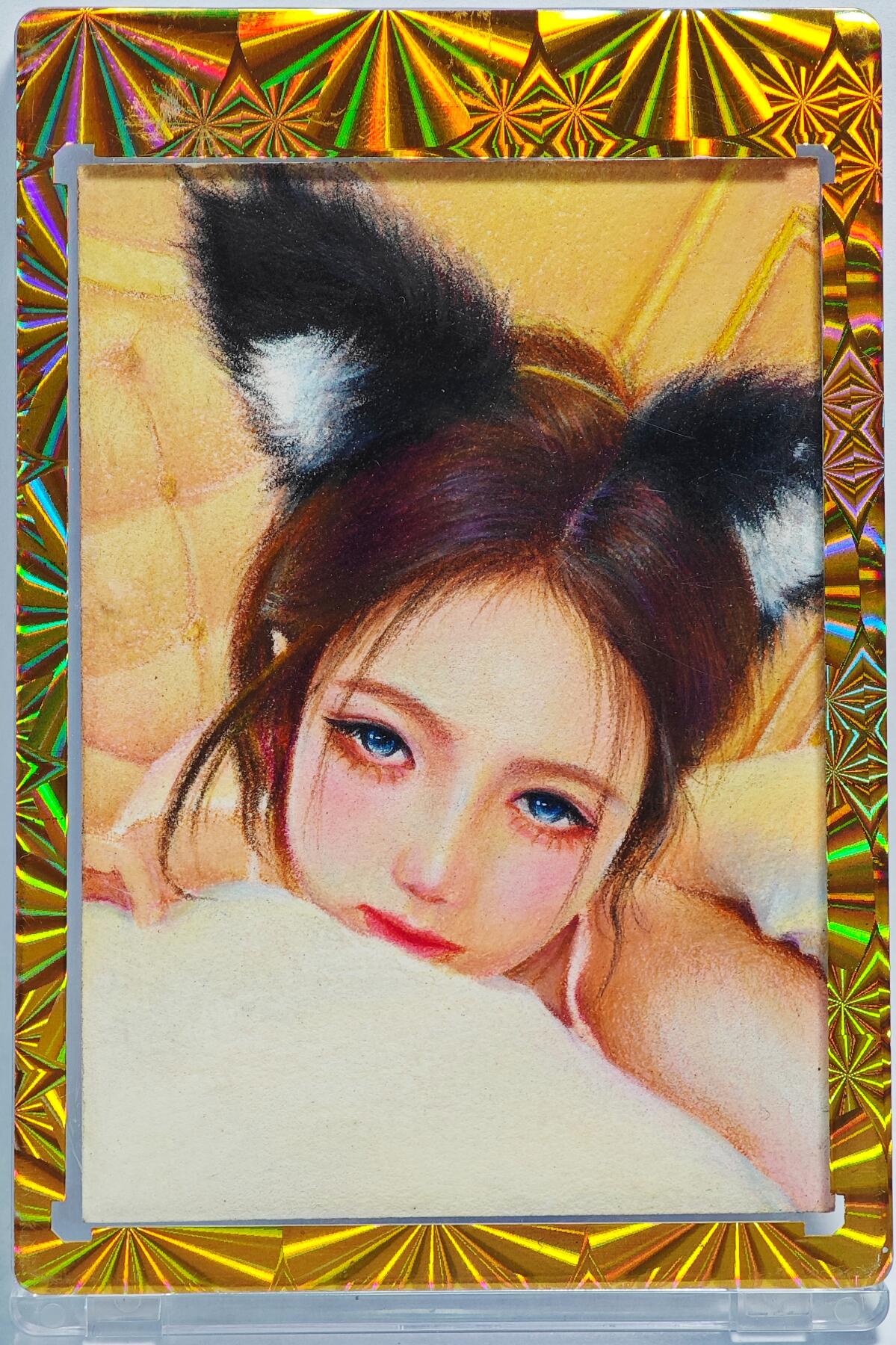 白泽拍卖卡牌手绘专场第23期（中庭淡月照三更，白露洗空河汉明）