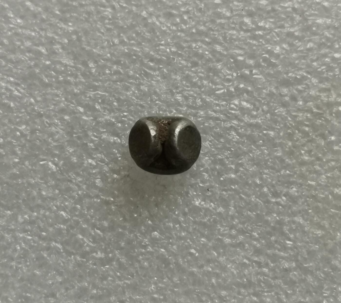 瓶子🏺第205期拍卖会  泰国早期象形海螺戳记屁股锭银锭