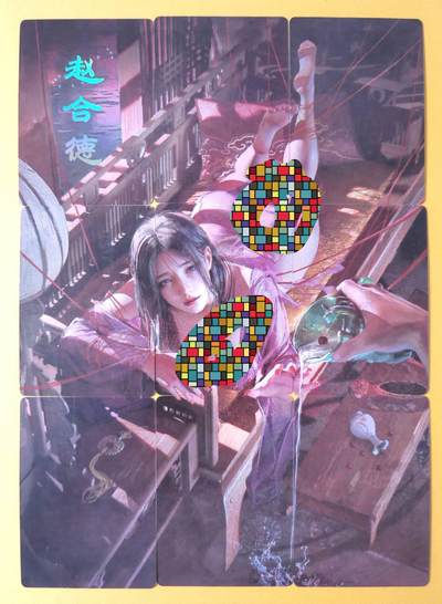 趣卡卡拍No.15期（无佣金免手续费，分享成交有奖） - 【九拼】焱卡文化-刷子人间传 赵合德 九拼9张