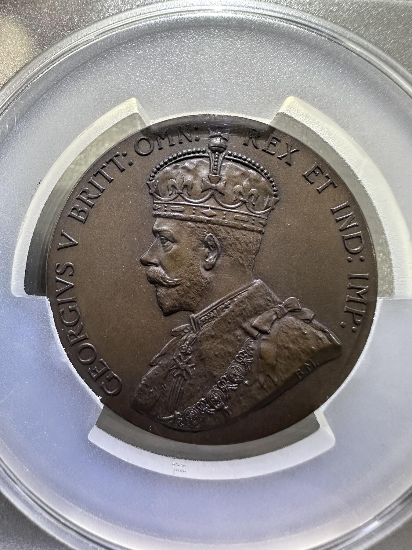 1925英国大英帝国展览会博览会铜章 PCGS SP66