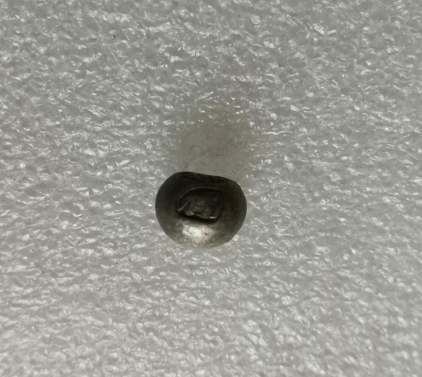 瓶子🏺第205期拍卖会  泰国早期象形海螺戳记屁股锭银锭
