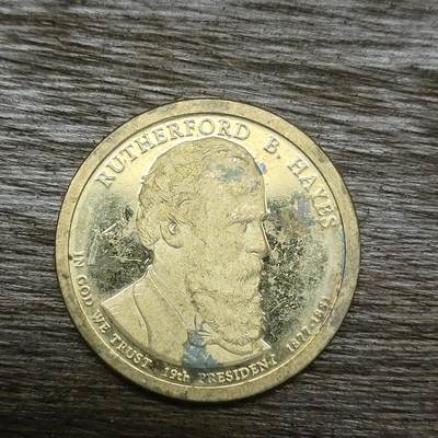 【铜匠收藏】★第131场★散币场，无佣金，30包邮。不满30元，支付5元运费。《接受代拍 代送NGC评级》 - 美国总统币 第19任总统 拉瑟福德海斯 1美元纪念铜币