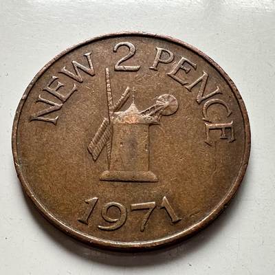 🌹外币初藏🌹🐯2025年第94场  每周二四六晚8️⃣点 接代拍 - 根西岛1971年2便士
