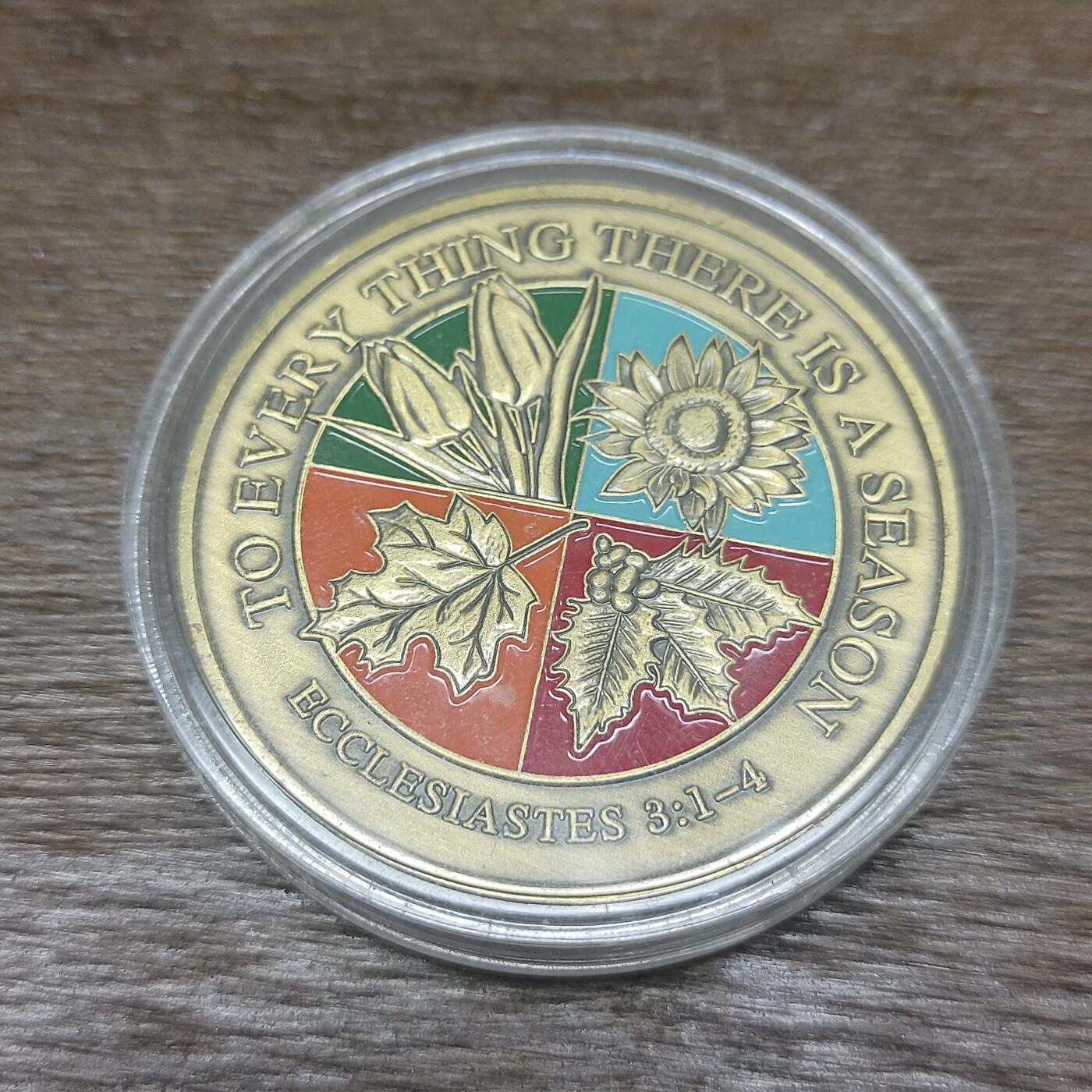 【铜匠收藏】★第131场★散币场，无佣金，30包邮。不满30元，支付5元运费。《接受代拍 代送NGC评级》 万物彩绘纪念币 生命皆永恒四季古铜