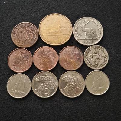 【全场包邮】纯粹捡漏拍455场 - 英系各国各年份散币11枚一组
