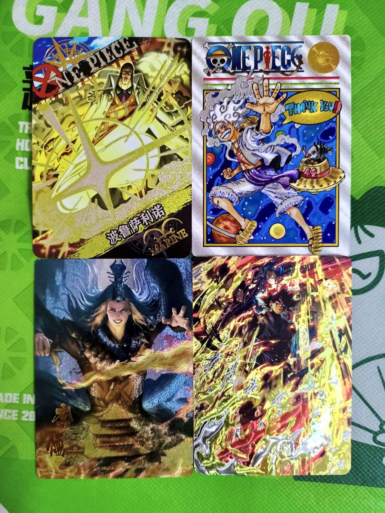 龙虎卡牌第五十二场，小坏熊，你真坏 （无佣金，满120包邮，欢迎送拍） 精选动漫卡4张（奇点、白花 工艺啥的自己看）