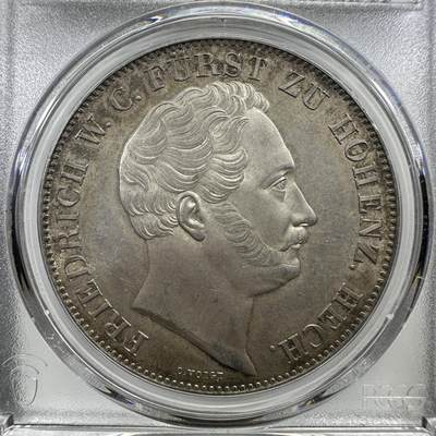 1844年德国黑兴根泰勒银币PCGS MS62 - 1844年德国黑兴根泰勒银币PCGS MS62