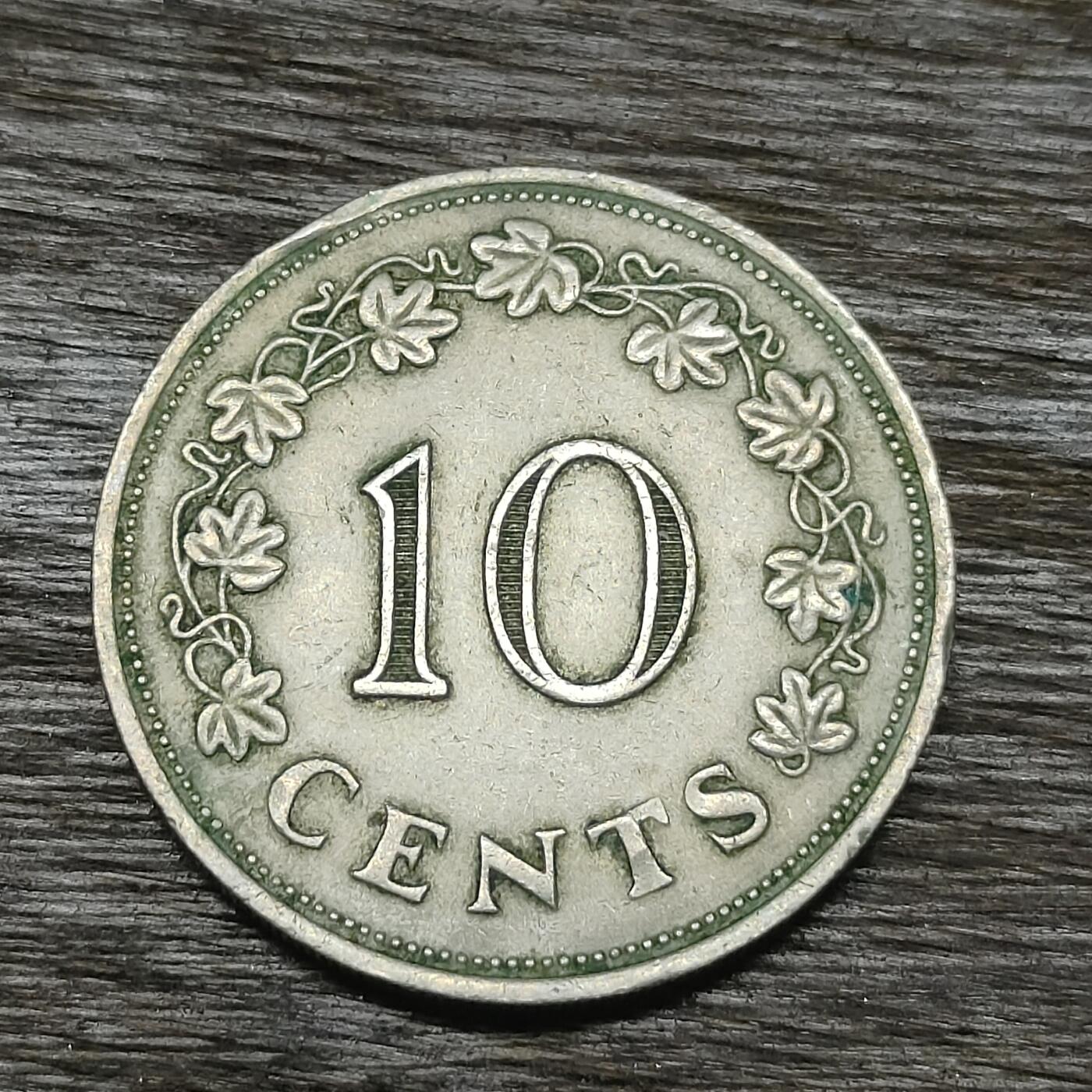 【铜匠收藏】★第131场★散币场，无佣金，30包邮。不满30元，支付5元运费。《接受代拍 代送NGC评级》 1972年 马耳他 帆船版 10分 镍币