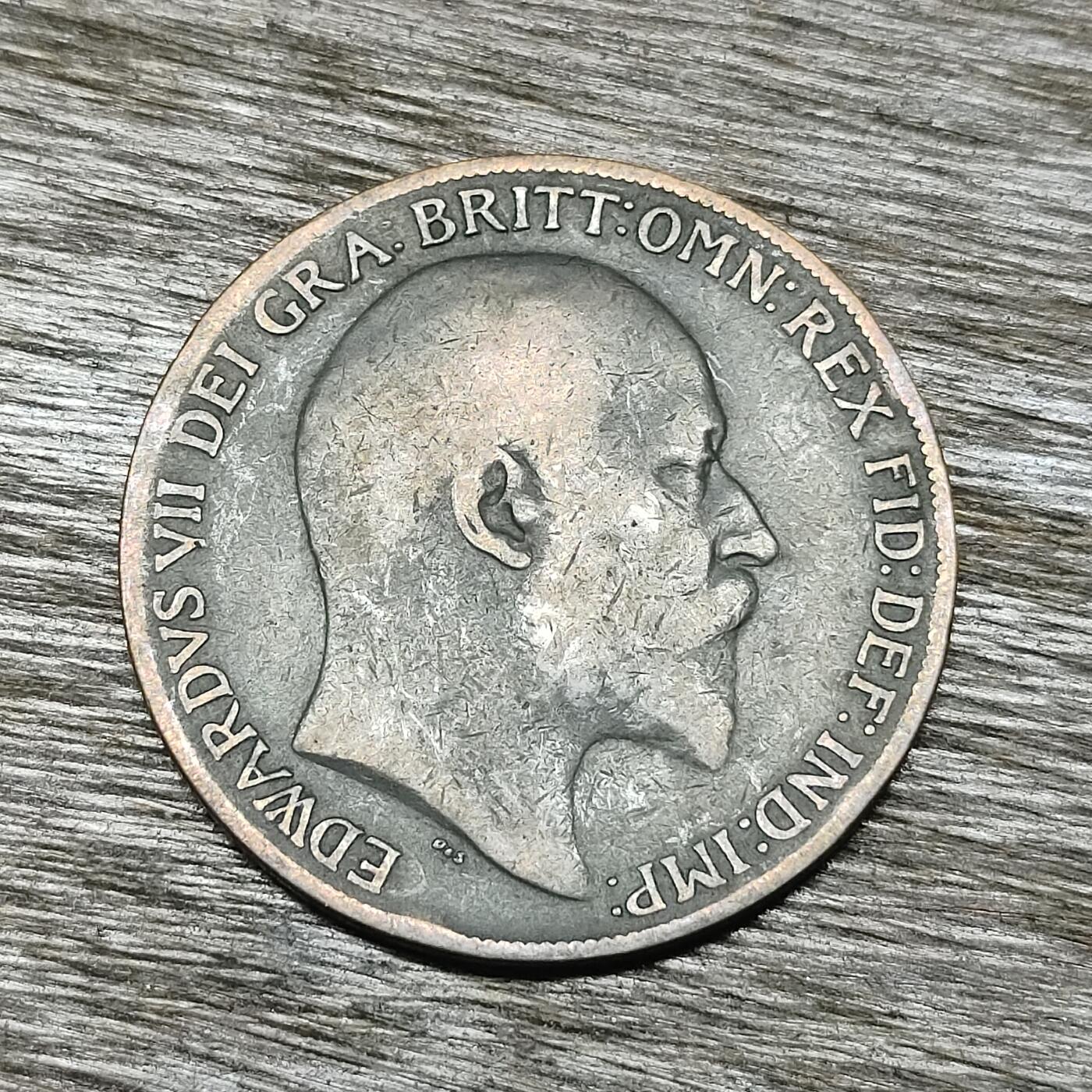 【铜匠收藏】★第131场★散币场，无佣金，30包邮。不满30元，支付5元运费。《接受代拍 代送NGC评级》  英国1910年 1便士