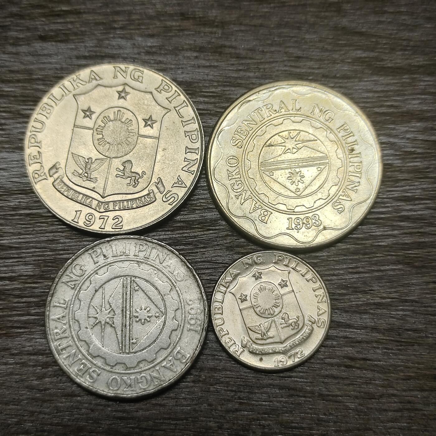 【铜匠收藏】★第131场★散币场，无佣金，30包邮。不满30元，支付5元运费。《接受代拍 代送NGC评级》 菲律宾硬币四枚