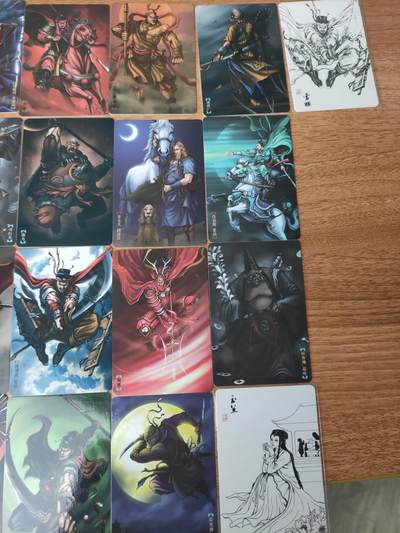 卡迷第5期，清仓 龙耀水浒 普卡43张 白卡2张