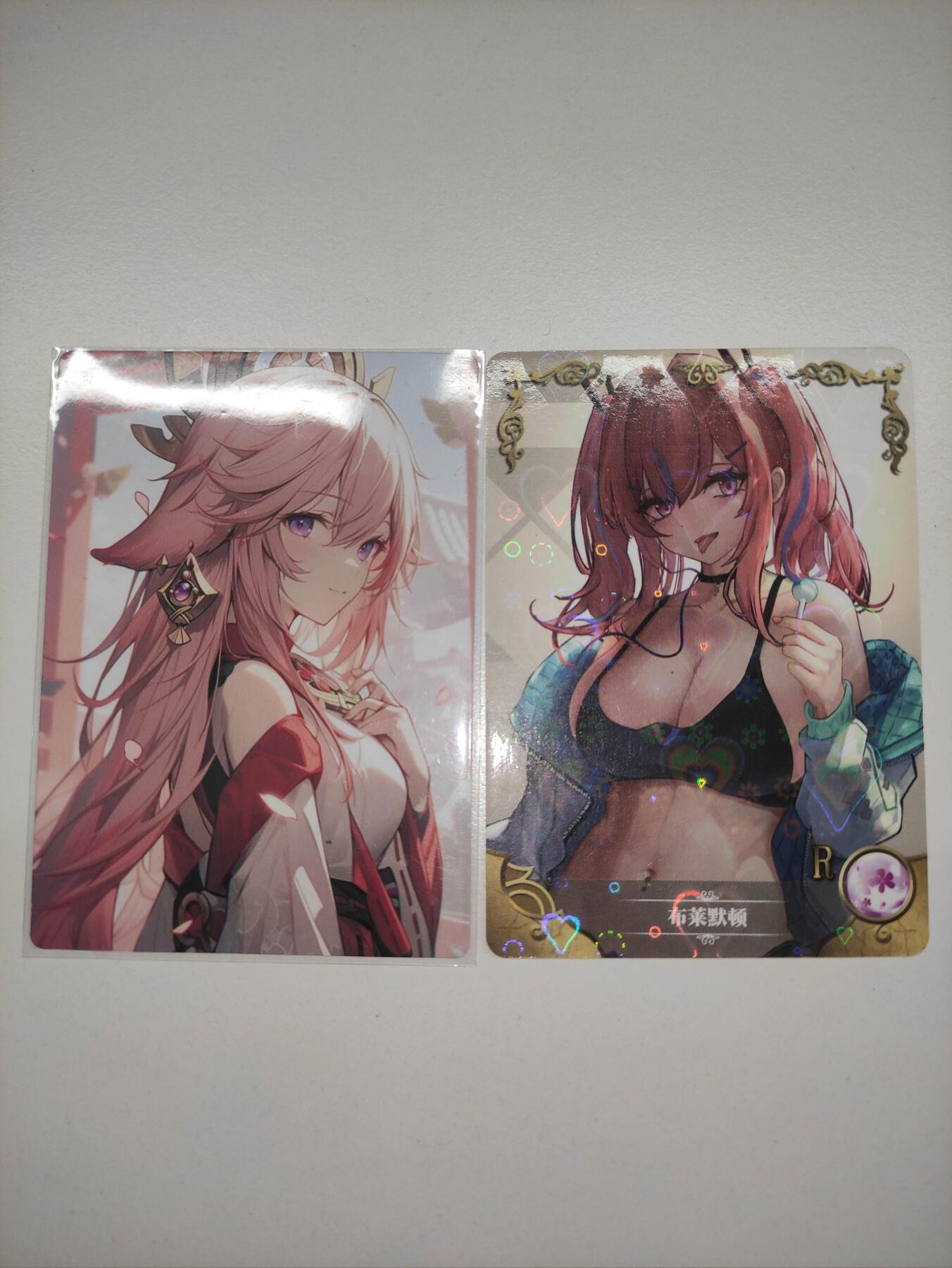 卡迷第5期，清仓 普卡 原神 双马尾妹卡