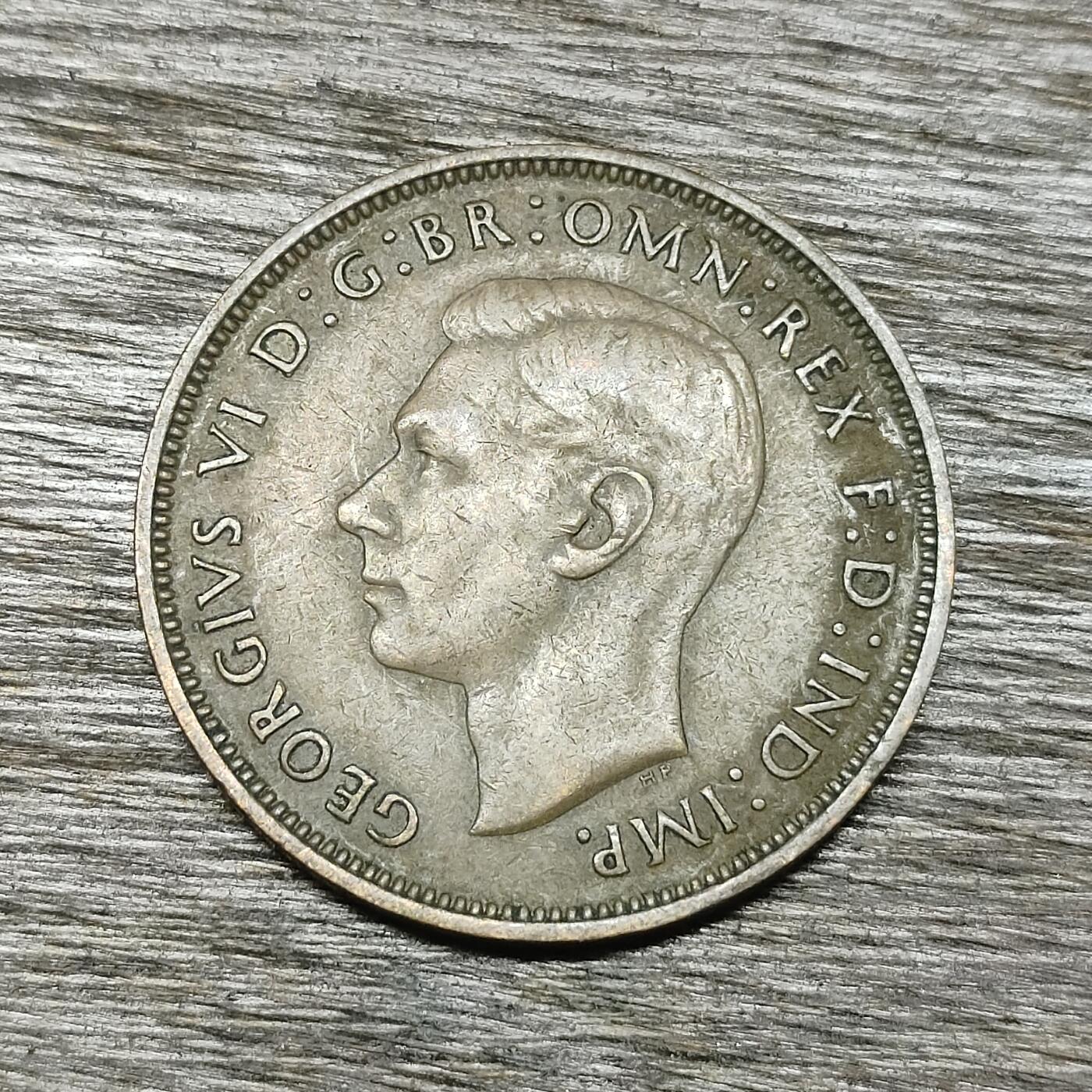 【铜匠收藏】★第131场★散币场，无佣金，30包邮。不满30元，支付5元运费。《接受代拍 代送NGC评级》 英国 1946年 1便士