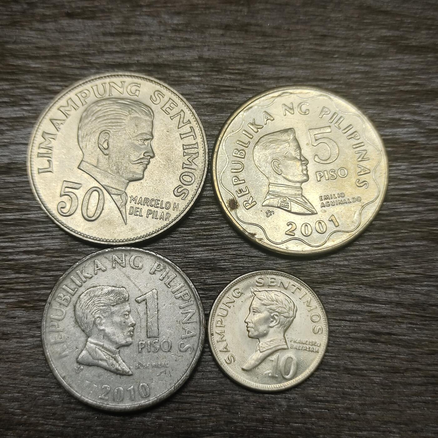 【铜匠收藏】★第131场★散币场，无佣金，30包邮。不满30元，支付5元运费。《接受代拍 代送NGC评级》 菲律宾硬币四枚