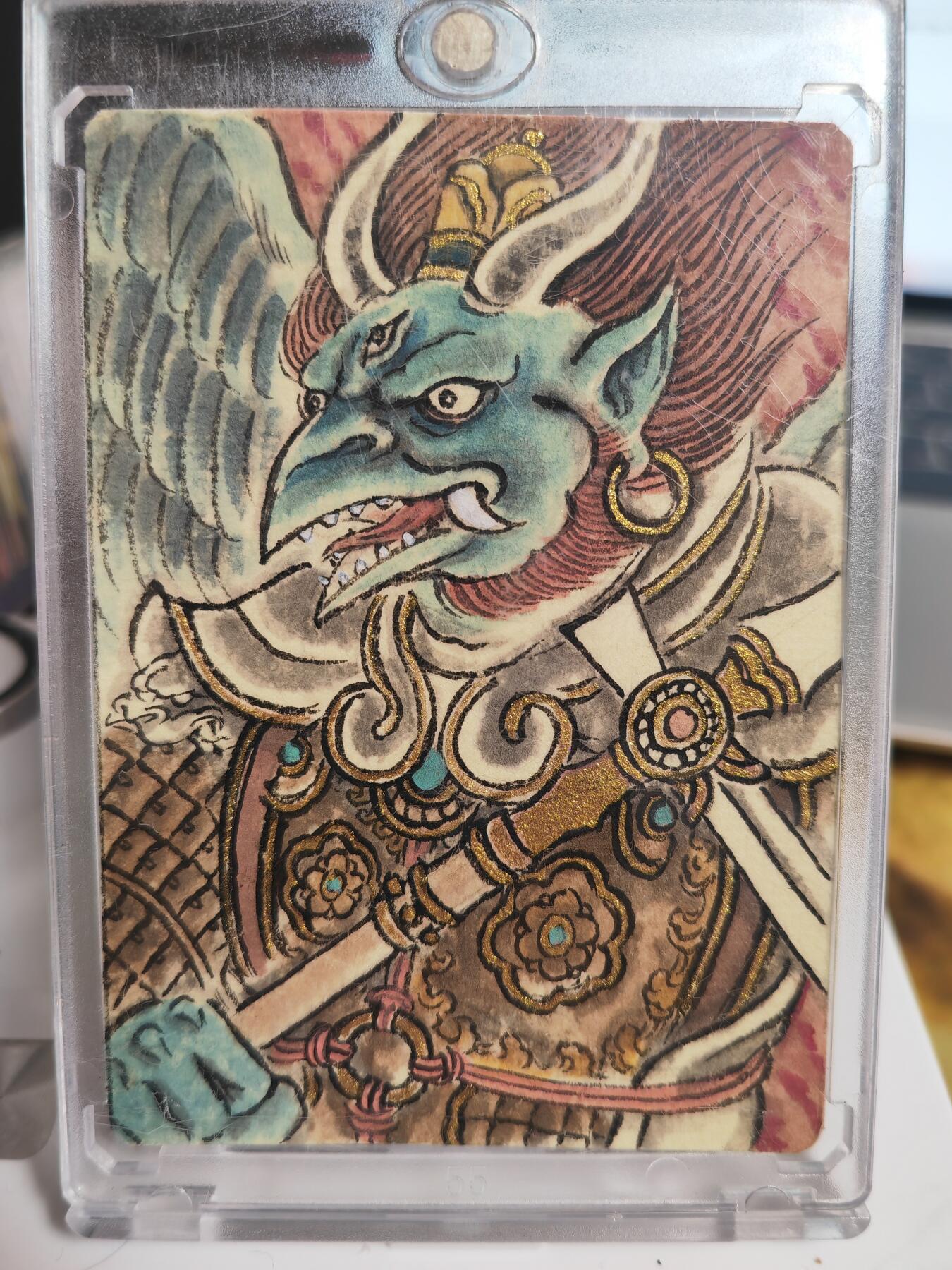 阳大大卡牌拍卖第69期（持续收拍品，周五晚上九点截拍，进群福利早知道） 【手绘卡】顶流画师 卢艺丰 经藏之作 西游记之七大圣 混天大圣鹏魔王
