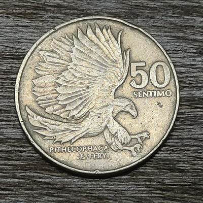 【铜匠收藏】★第131场★散币场，无佣金，30包邮。不满30元，支付5元运费。《接受代拍 代送NGC评级》 - 菲律宾 1985年 50分 镍币 飞鹰