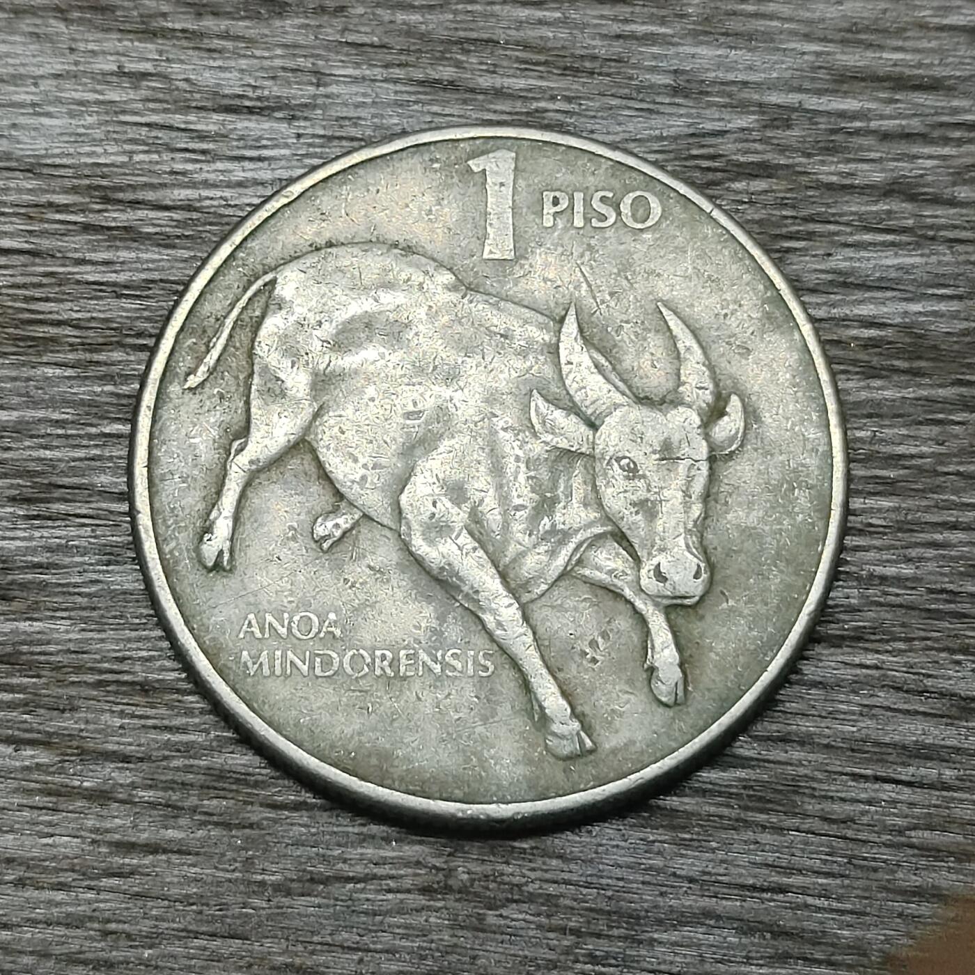 【铜匠收藏】★第131场★散币场，无佣金，30包邮。不满30元，支付5元运费。《接受代拍 代送NGC评级》  菲律宾 1985年 1比索 公牛