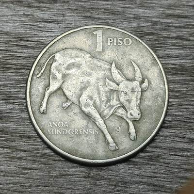 【铜匠收藏】★第131场★散币场，无佣金，30包邮。不满30元，支付5元运费。《接受代拍 代送NGC评级》 -  菲律宾 1985年 1比索 公牛