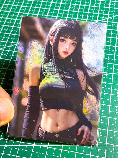 【关注参拍有赠卡】显眼宝29期  奇奇怪怪专场 - 狐狸卡卡     动漫漫画人物单卡系列  小樱   共1张   折光彩闪工艺  大卡尺寸  63*88
