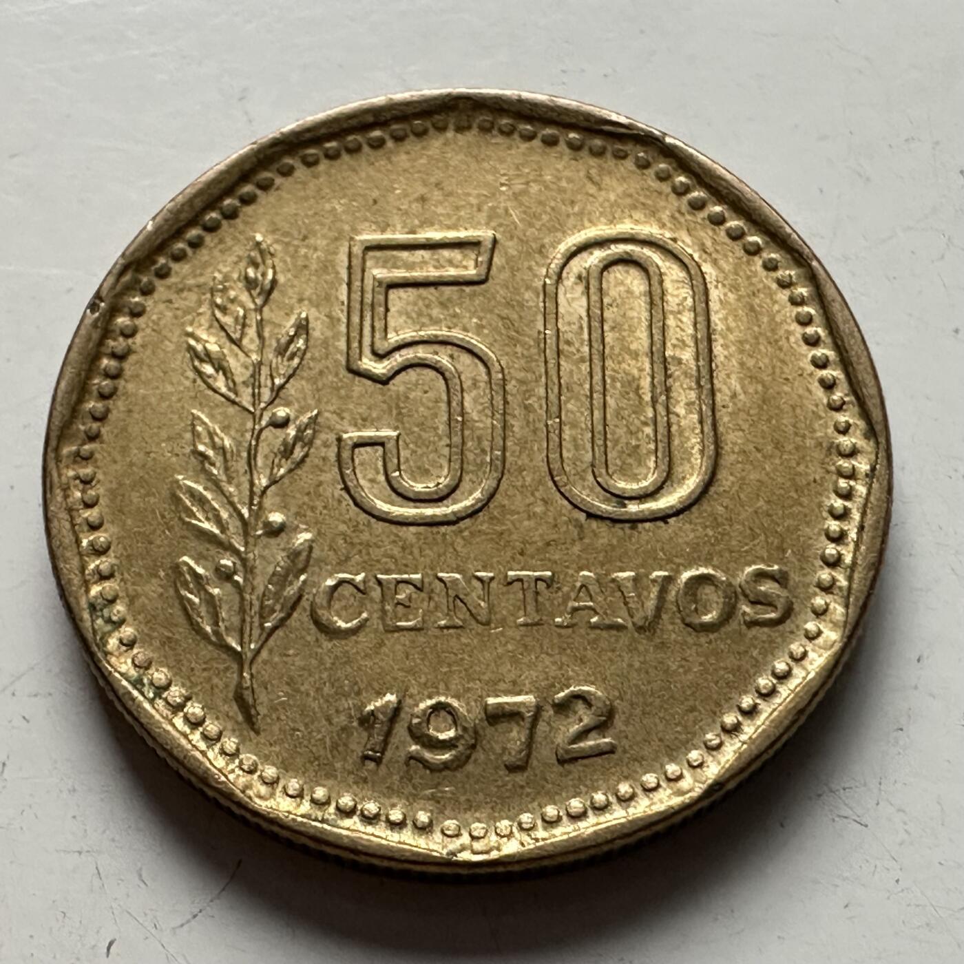 🌹外币初藏🌹🐯2025年第94场  每周二四六晚8️⃣点 接代拍 阿根廷1972年50分