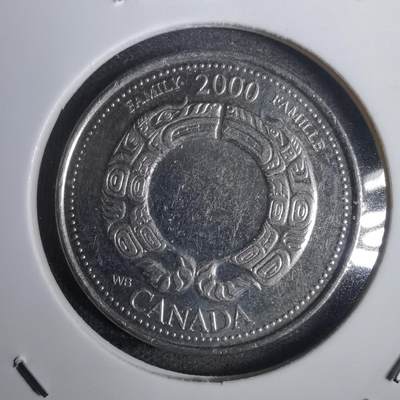 沼泽如烟--第820场 - 加拿大2000年25分纪念币