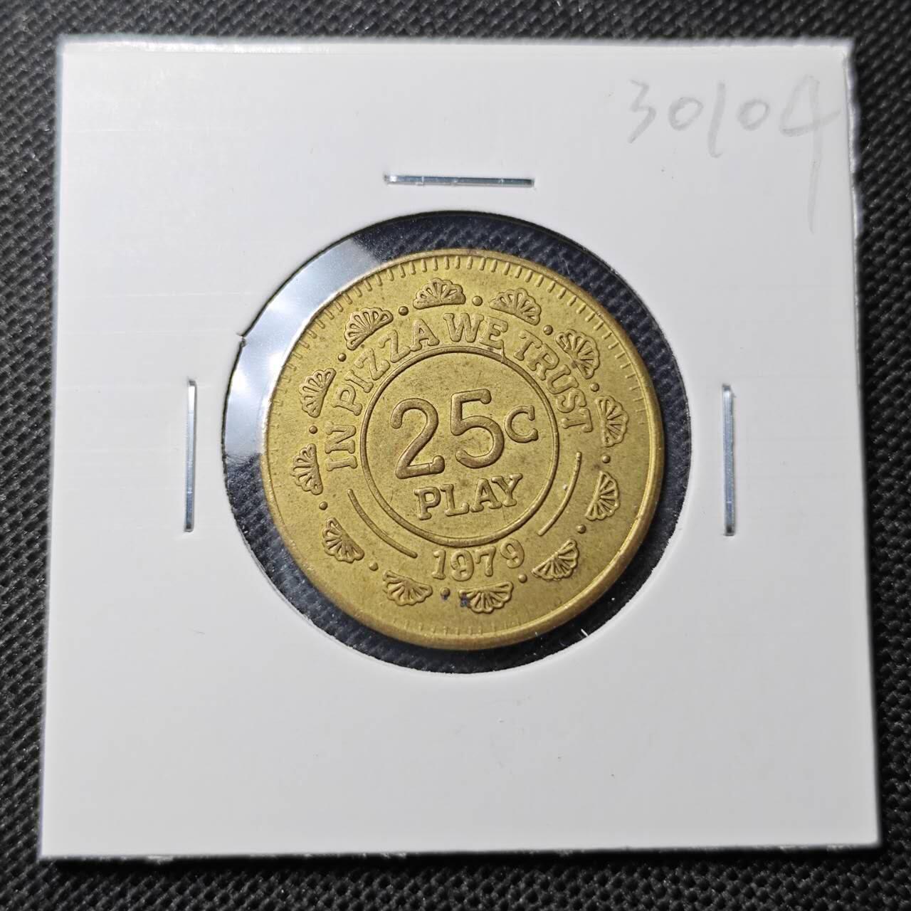 KK钱币收藏小铺 第330期 2月预留时间 周末发货  1979年25分代币