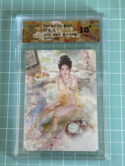 卡牌发烧友第十三期（收拍品，不寄存，23:10截拍，国潮卡牌专场） - 焱卡文化 豪杰传 杜夫人 普卡 异画 10星