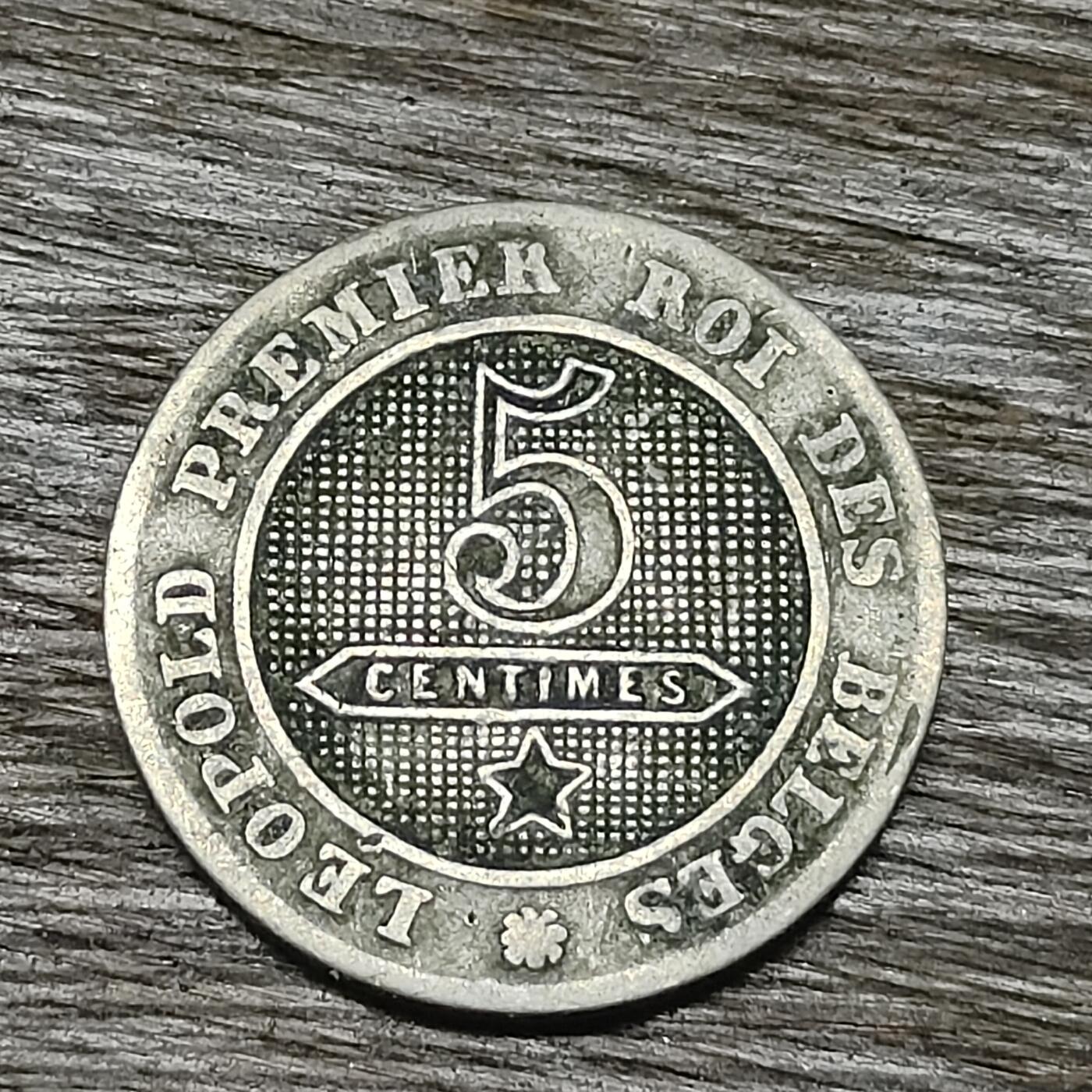 【铜匠收藏】★第131场★散币场，无佣金，30包邮。不满30元，支付5元运费。《接受代拍 代送NGC评级》 比利时 1962年 5分