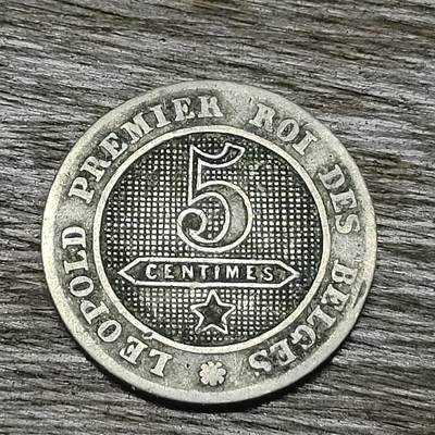 【铜匠收藏】★第131场★散币场，无佣金，30包邮。不满30元，支付5元运费。《接受代拍 代送NGC评级》 - 比利时 1962年 5分