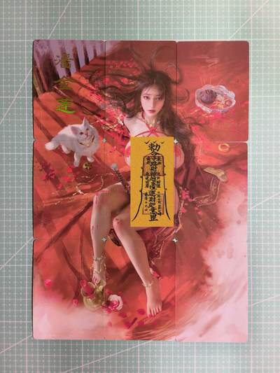 C先生卡牌 第11期 人间传亲签·西游姬亲签·乾坤未定亲签·轩辕春秋亲签·武韵红颜亲签(持续收拍品中...) - 【九拼】燎原×刷子《人间传》潘金莲