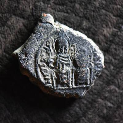 【良泉】【国庆精品场】10月2日晚19.30点开拍！ 222组，西方古代钱币、印章专场 - 公元569年 【拜占庭】 查士丁二世和皇后索菲亚，罕见上方标记θK（圣母玛利亚）西奥波利斯造币厂，20努米，铜币，5.66克