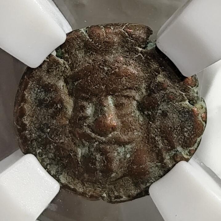 希腊罗马丝路打制币化石【中外钱币放漏】专场！陆小鱼的钱币仓，限时拍卖第076场 埃兰王国 少见正面像奥罗德四世铜币/阿尔忒弥斯半身像