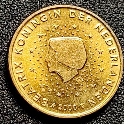 泉币菌-第105场-精品福利场 - 铜光极美品 欧元 贝娅特利克斯 荷兰10欧分硬币 19.75mm