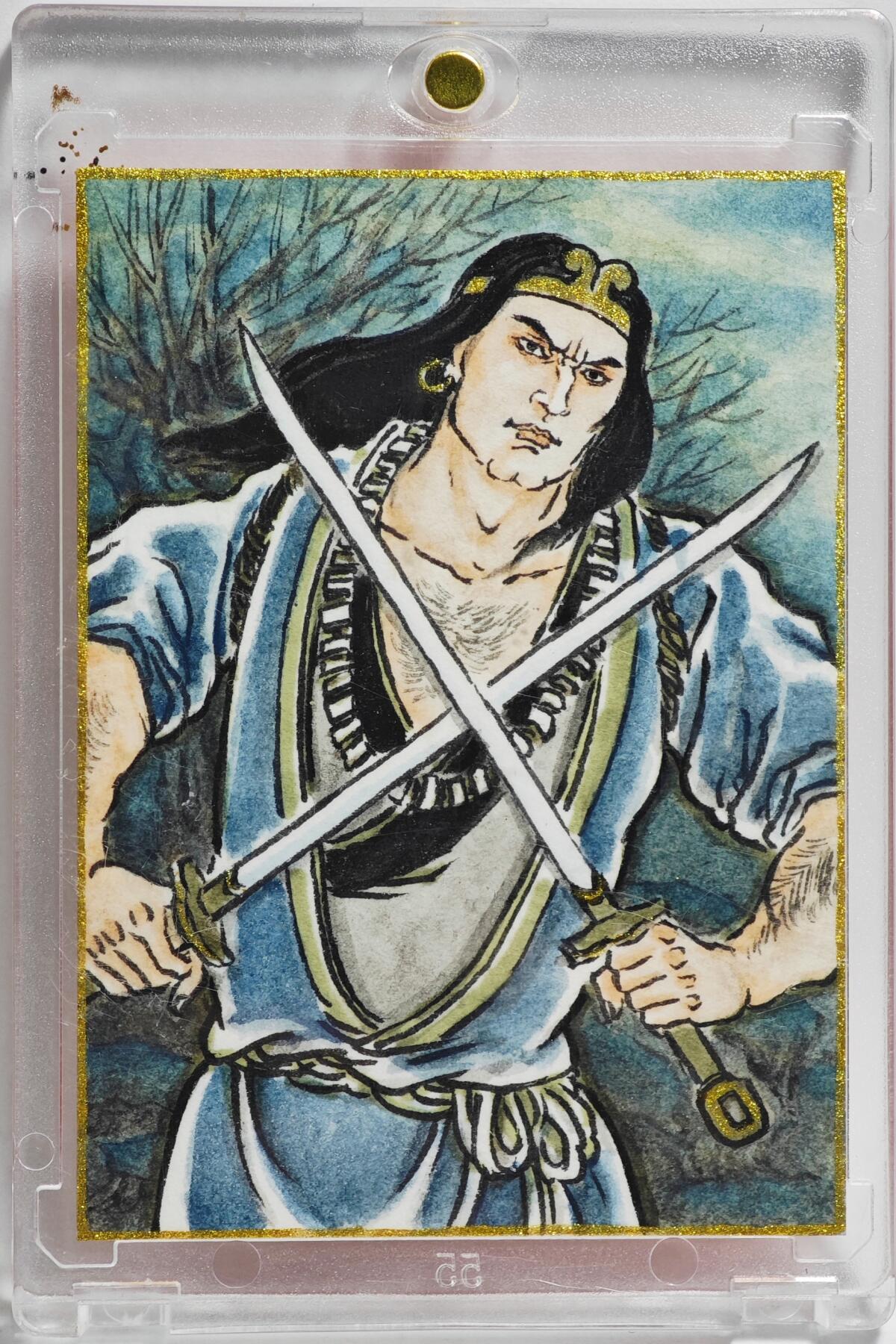 白泽拍卖卡牌手绘专场第23期（中庭淡月照三更，白露洗空河汉明）