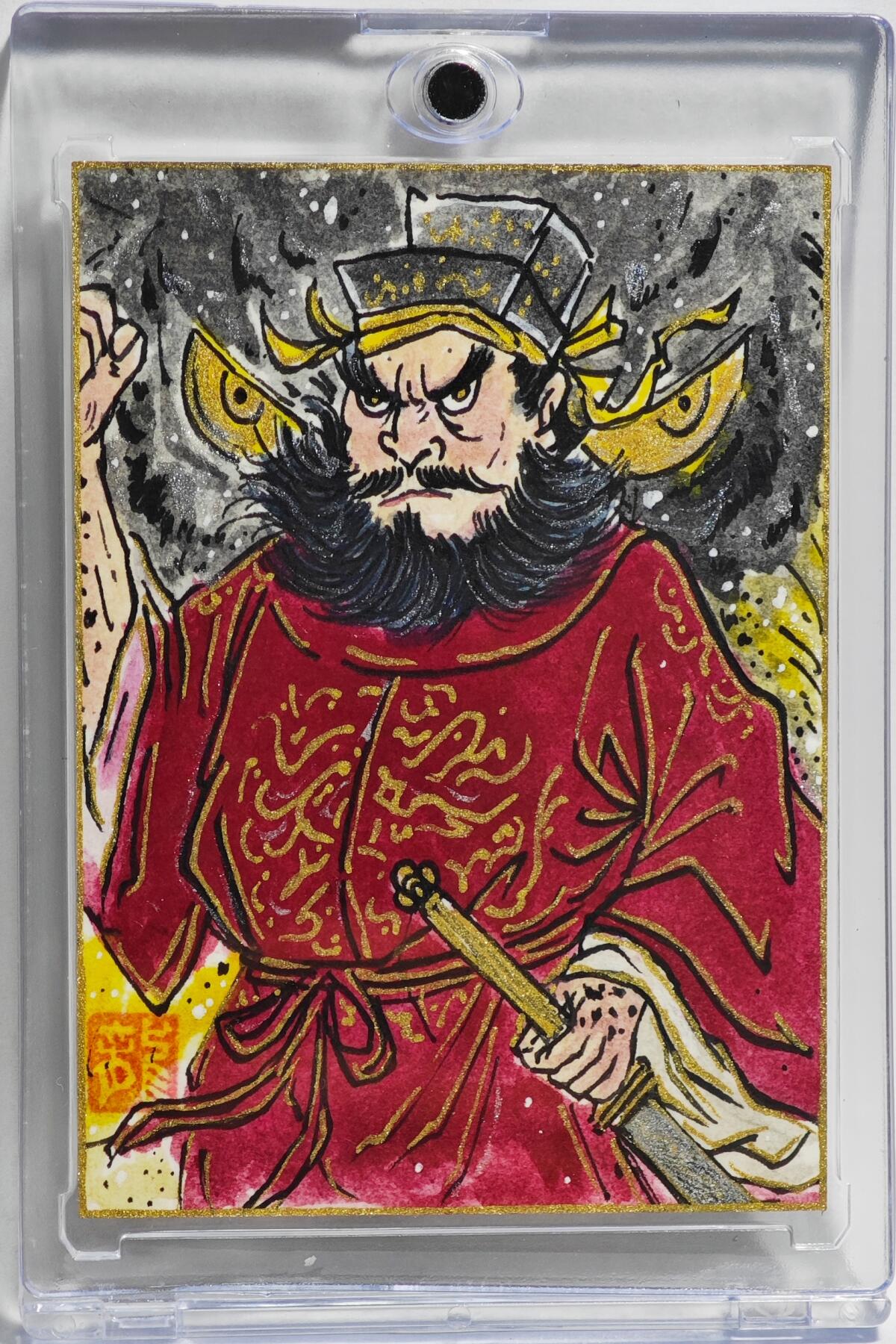 白泽拍卖卡牌手绘专场第23期（中庭淡月照三更，白露洗空河汉明）
