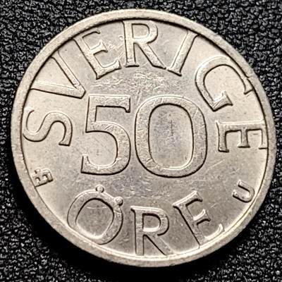 泉币菌-第105场-精品福利场 - 原光美品 挪威1978年 50欧尔硬币 奥拉夫五世 22mm