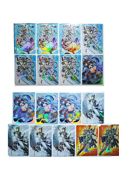 白泽拍卖卡牌手绘专场第23期（中庭淡月照三更，白露洗空河汉明） - 2025 启读文化 散卡17张  彩闪