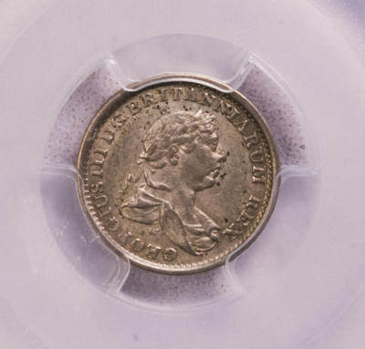 PCGS-MS62 1816埃塞奎博乔三1/4盾银币 季军稀少品种 - PCGS-MS62 1816埃塞奎博乔三1/4盾银币 季军稀少品种