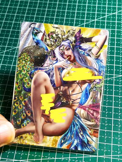 【关注参拍有赠卡】显眼宝29期  奇奇怪怪专场 - 卡玩帕克 魂姬三国 散配一张 曹节姬 肥肥腿子超诱惑 不可错过   卡玩粗闪  63*88