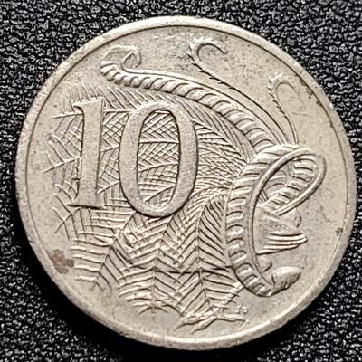 泉币菌-第105场-精品福利场 - 英属 澳大利亚2004年10分铜镍币 琴鸟 伊丽莎白二世女王  铜镍币 23.6mm
