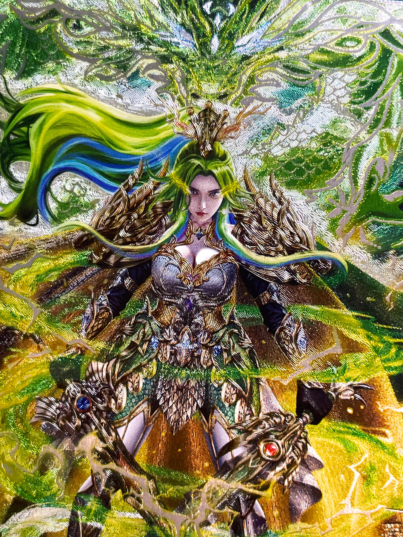 【关注参拍有赠卡】显眼宝29期  奇奇怪怪专场 卡玩帕克 魂姬三国 散配一张 主公卡 【刘备】龙超帅   卡玩粗闪  63*88