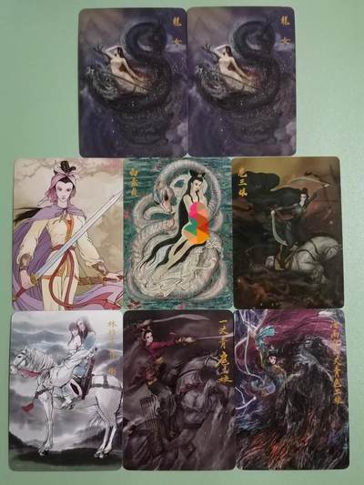 光影卡牌第21期，各家亲签，各家特卡，持续收拍品 - 权迎东签绘水浒1➕2弹套卡，特卡齐全，普卡