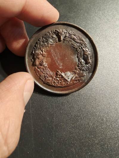 老王徽章第145期 - 法国单面大铜章    直径40mm    重量37.3g