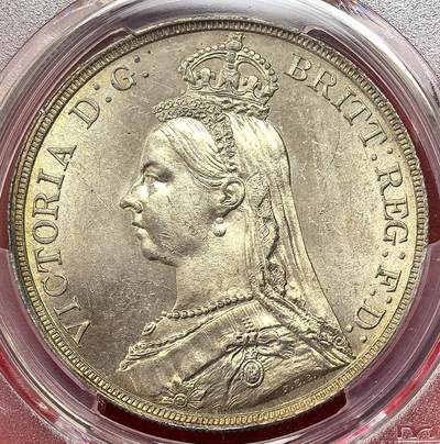 凡希社世界钱币微拍月度大拍（2025/8） - 1889英国老维高冠马剑PCGS-MS62