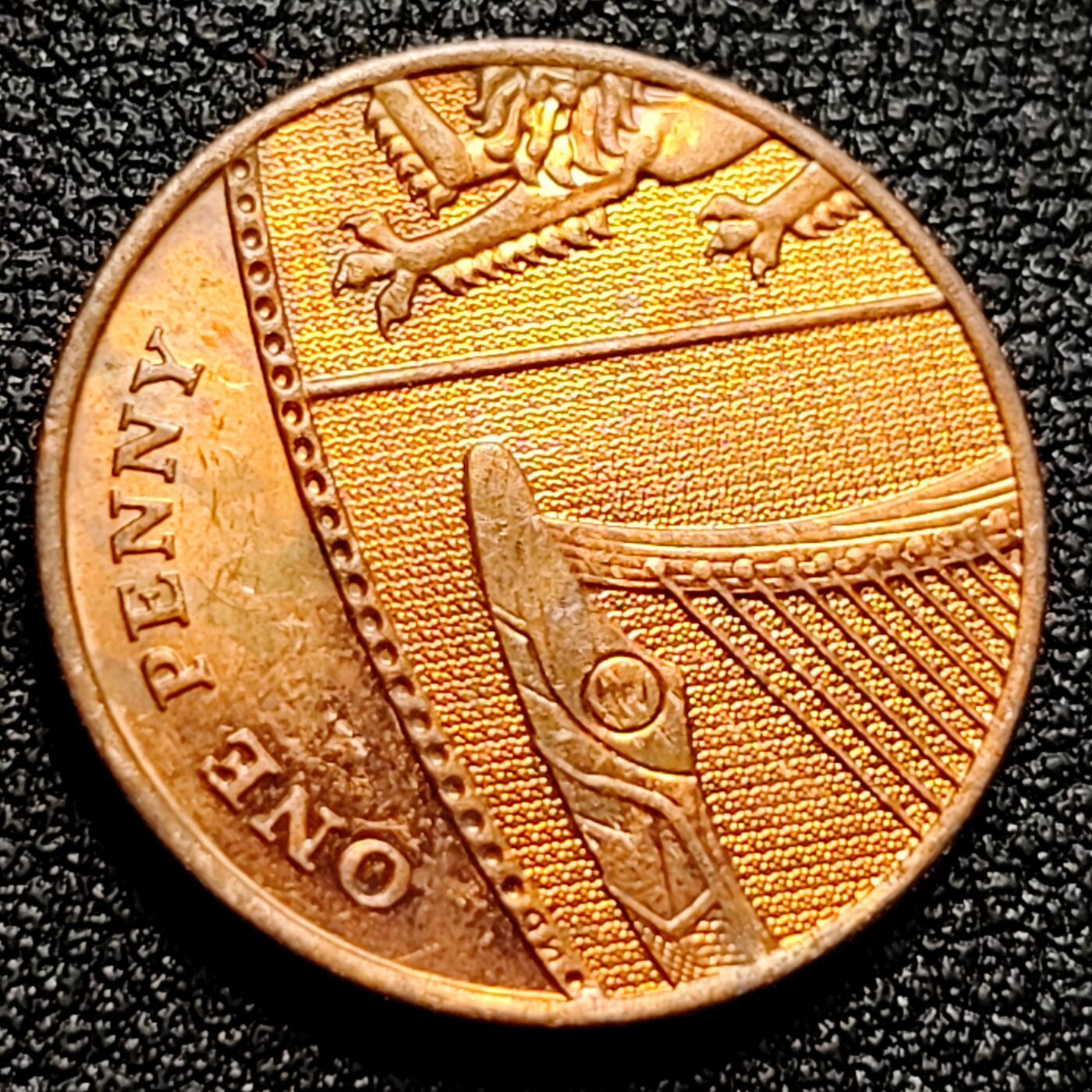 泉币菌-第105场-精品福利场 老年女王头像 狮腿 英国1便士 铜币 20mm